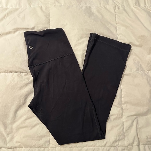 Black Mini-Flare Lululemon Align Pant - Picture 2 of 2